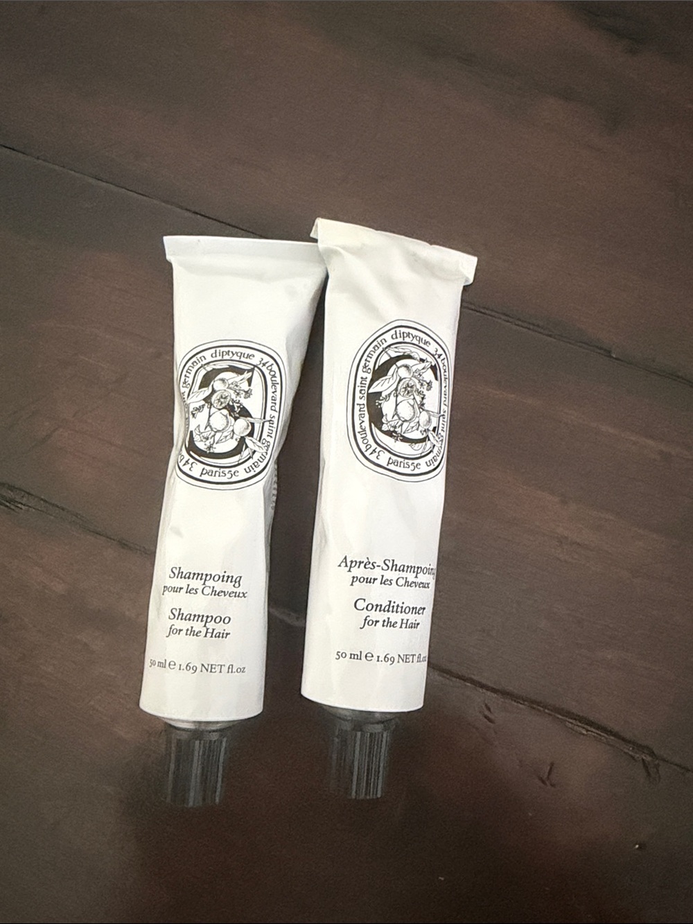 diptyque White Shampoo & Conditioner Travel Tube Duo
